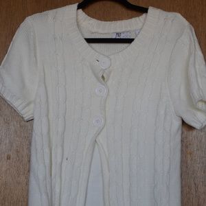 JW 3 button sweater, size LG